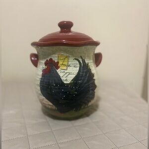 RARE Susan Winget Le Rooster Canister 25cm - MINT